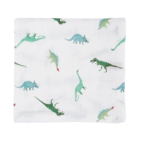 New set of two soft dinosaur print muslins cloths - Picture 2 of 4